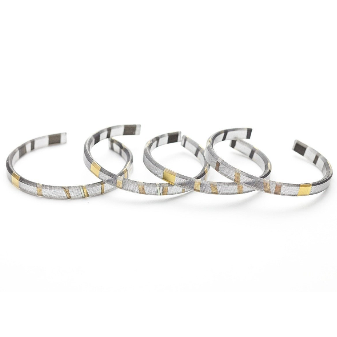 Gold Electra Eco-Resin Bangle