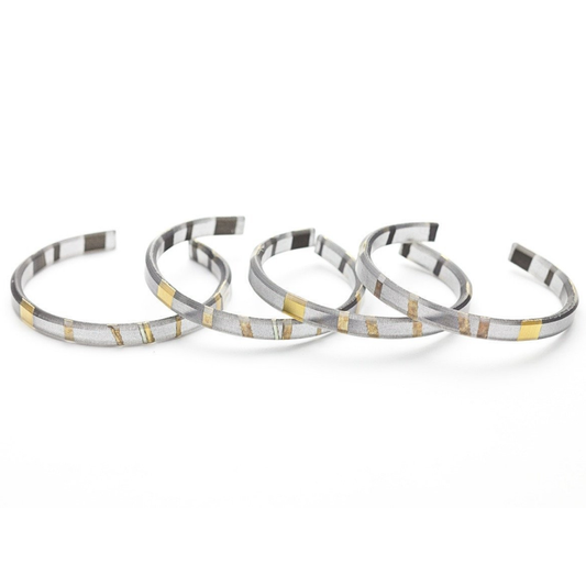 Gold Electra Eco-Resin Bangle