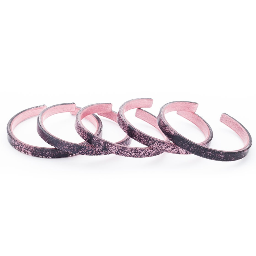 Wild Silk Rose Eco-Resin Bangle
