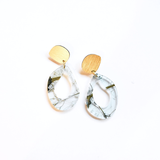 Whisper Robin Fluid Drop Earrings