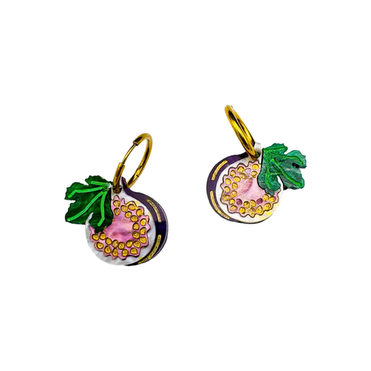 Fig Hoop Earrings