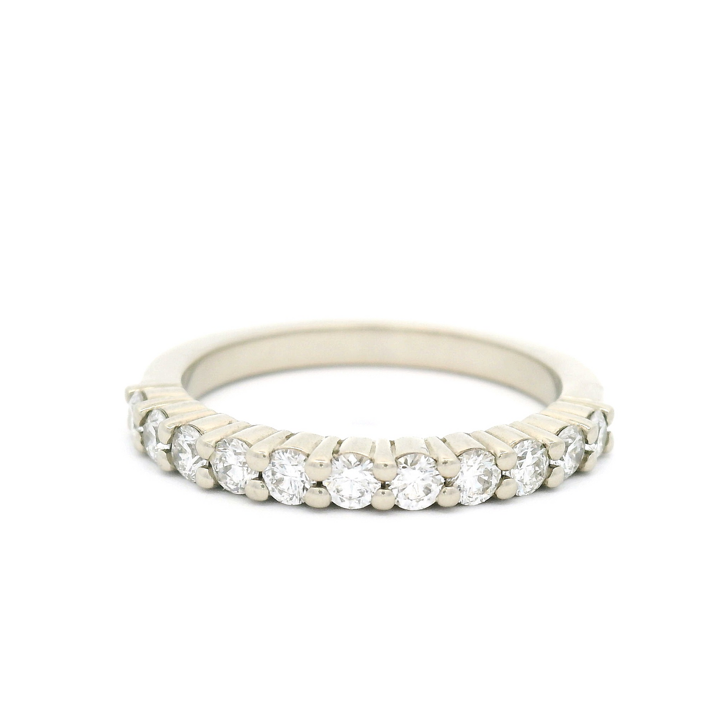14k Yellow Half Eternity Band with 0.50cts of Natural Diamonds
