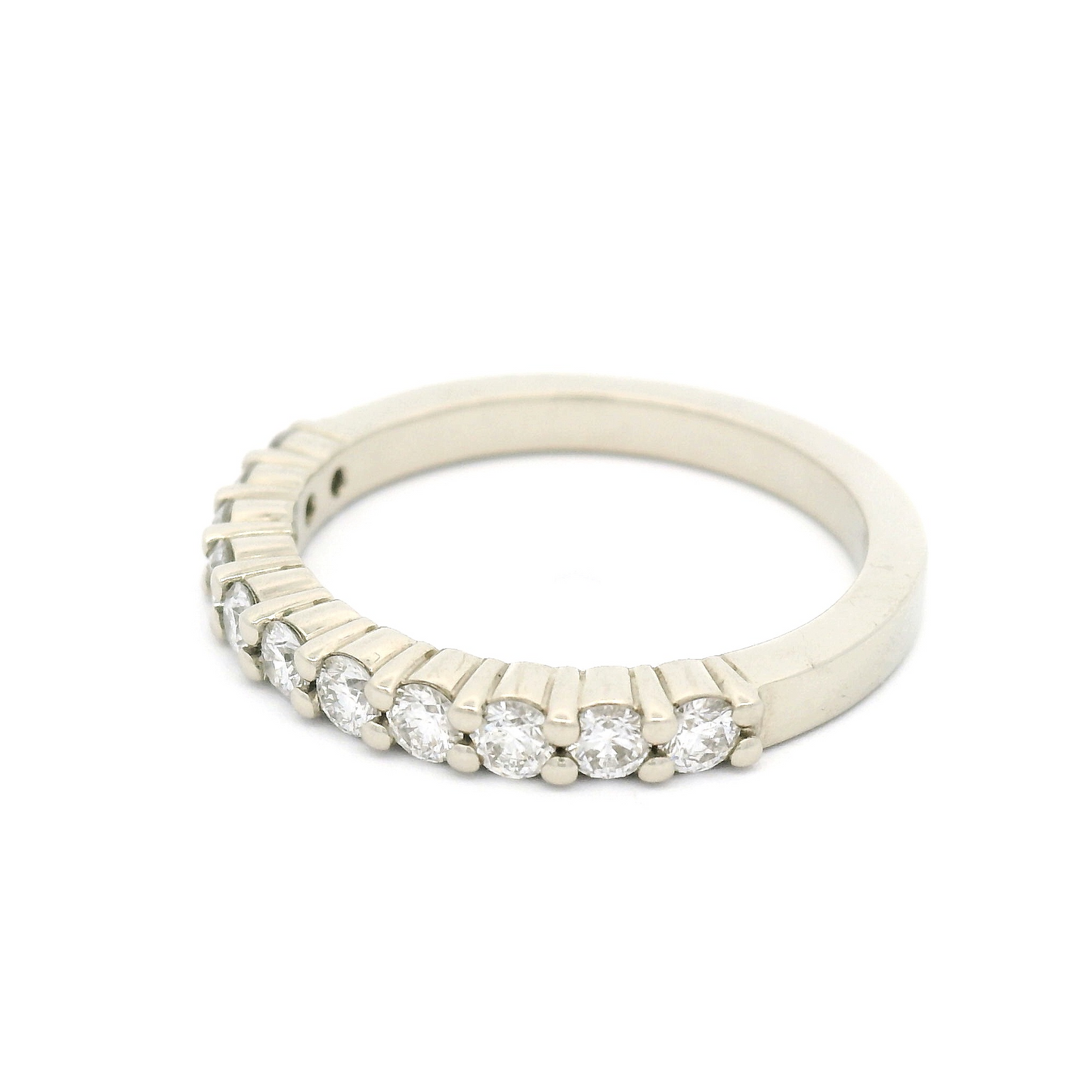 14k Yellow Half Eternity Band with 0.50cts of Natural Diamonds