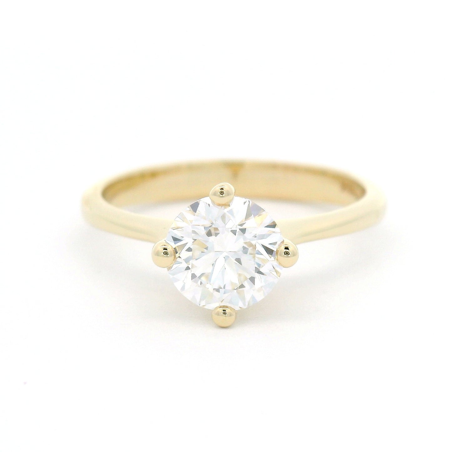 10k Yellow Gold NSEW Solitaire with 1.05ct Lab Grown Diamond
