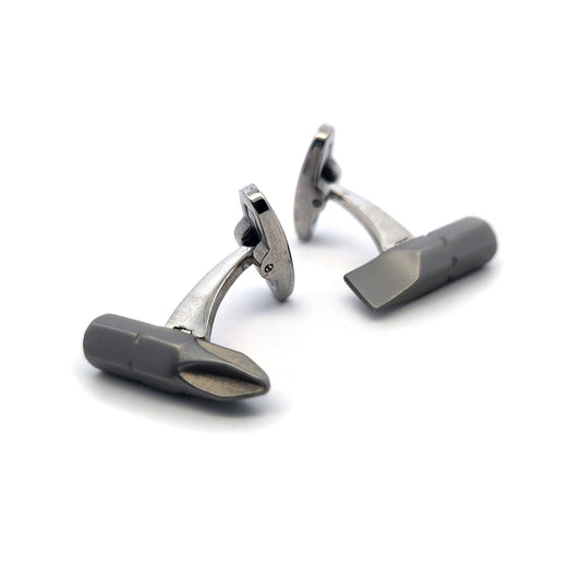 Drill Bit & Screwdriver Cufflinks