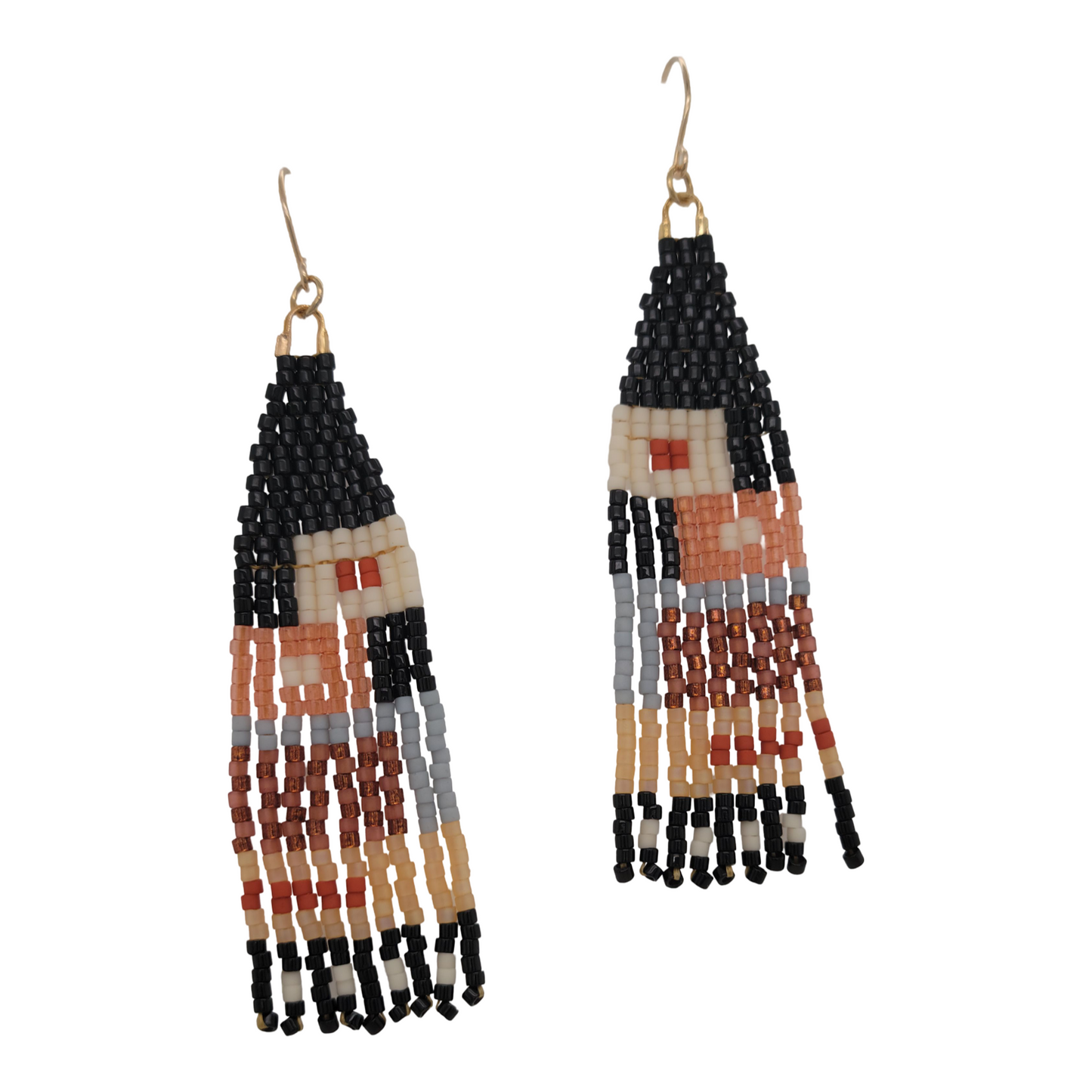 Beaded Tassel Earrings