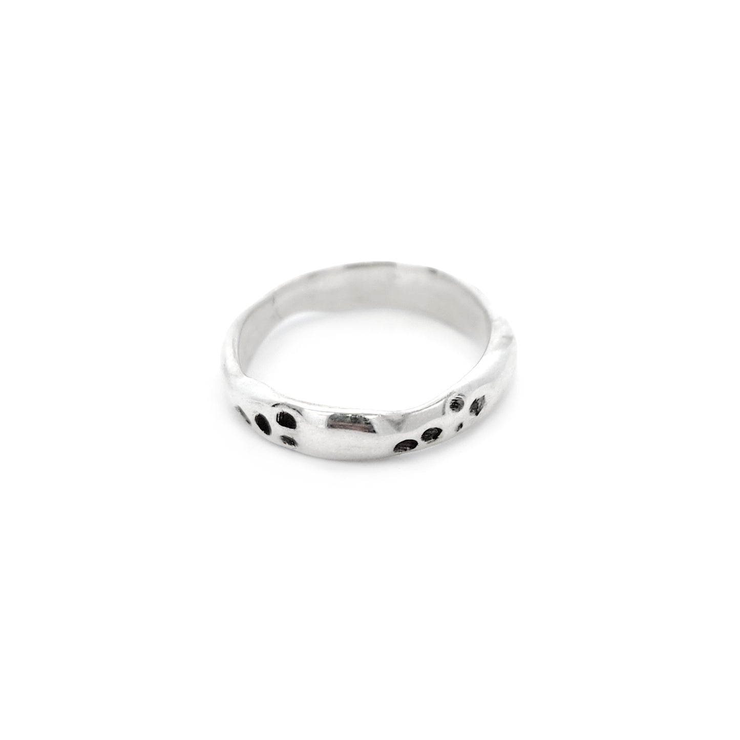 Ripley VII - Textured Sterling Silver Ring