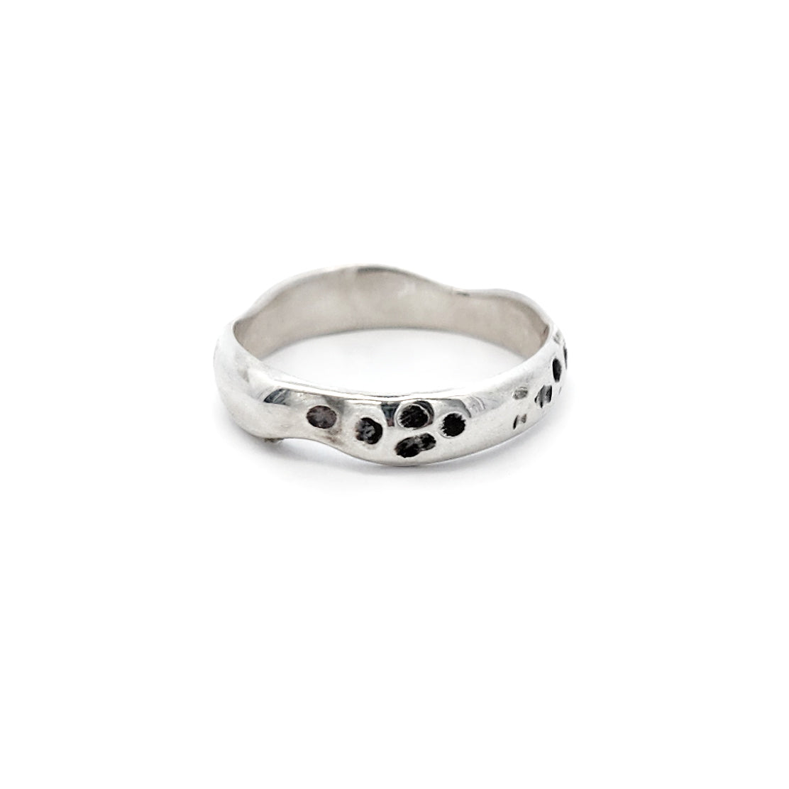 Ripley VII - Textured Sterling Silver Ring