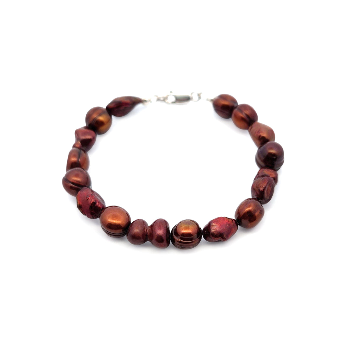 Organic Red Pearl Bracelet