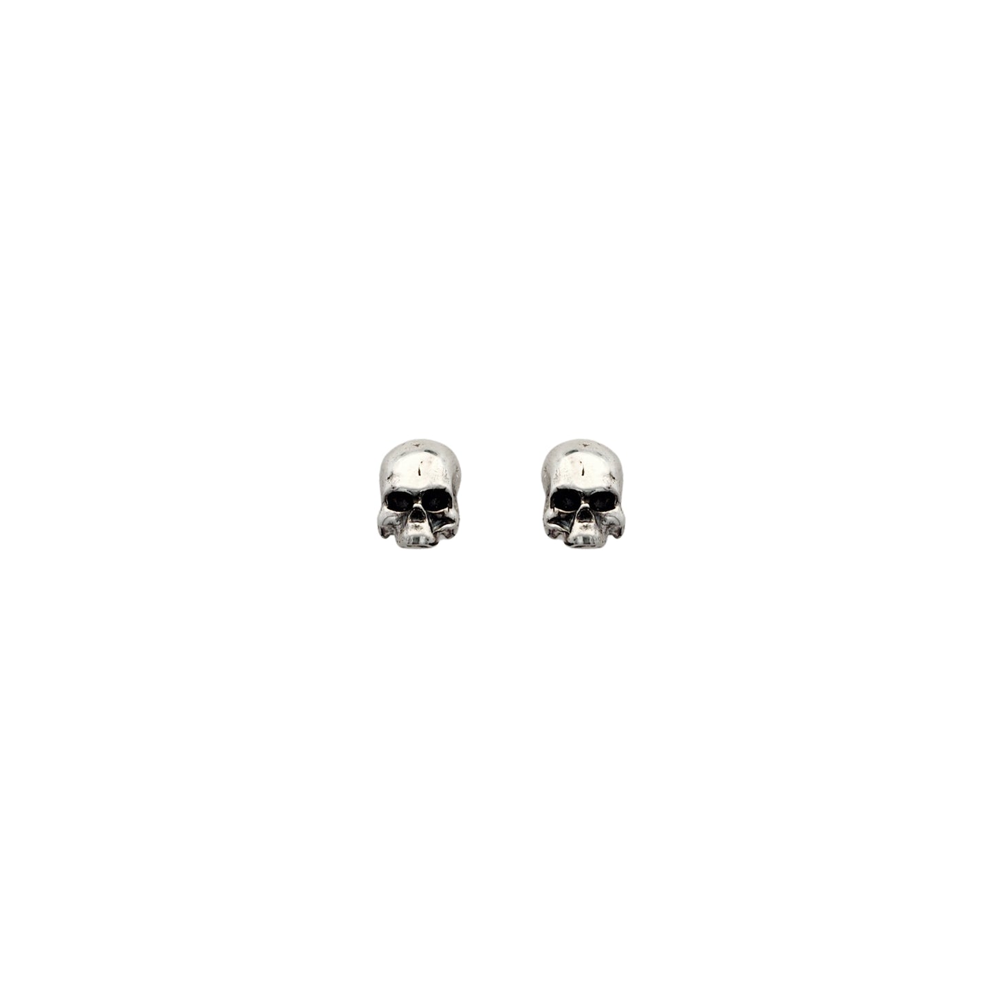 Mini Carved Skull Studs