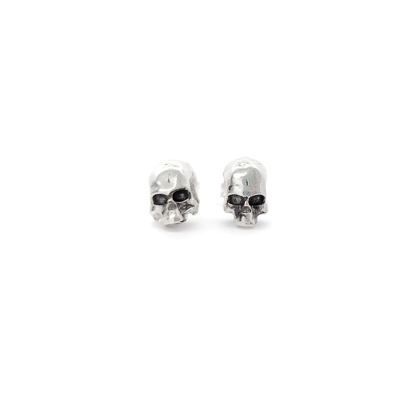 Carved Skull Studs