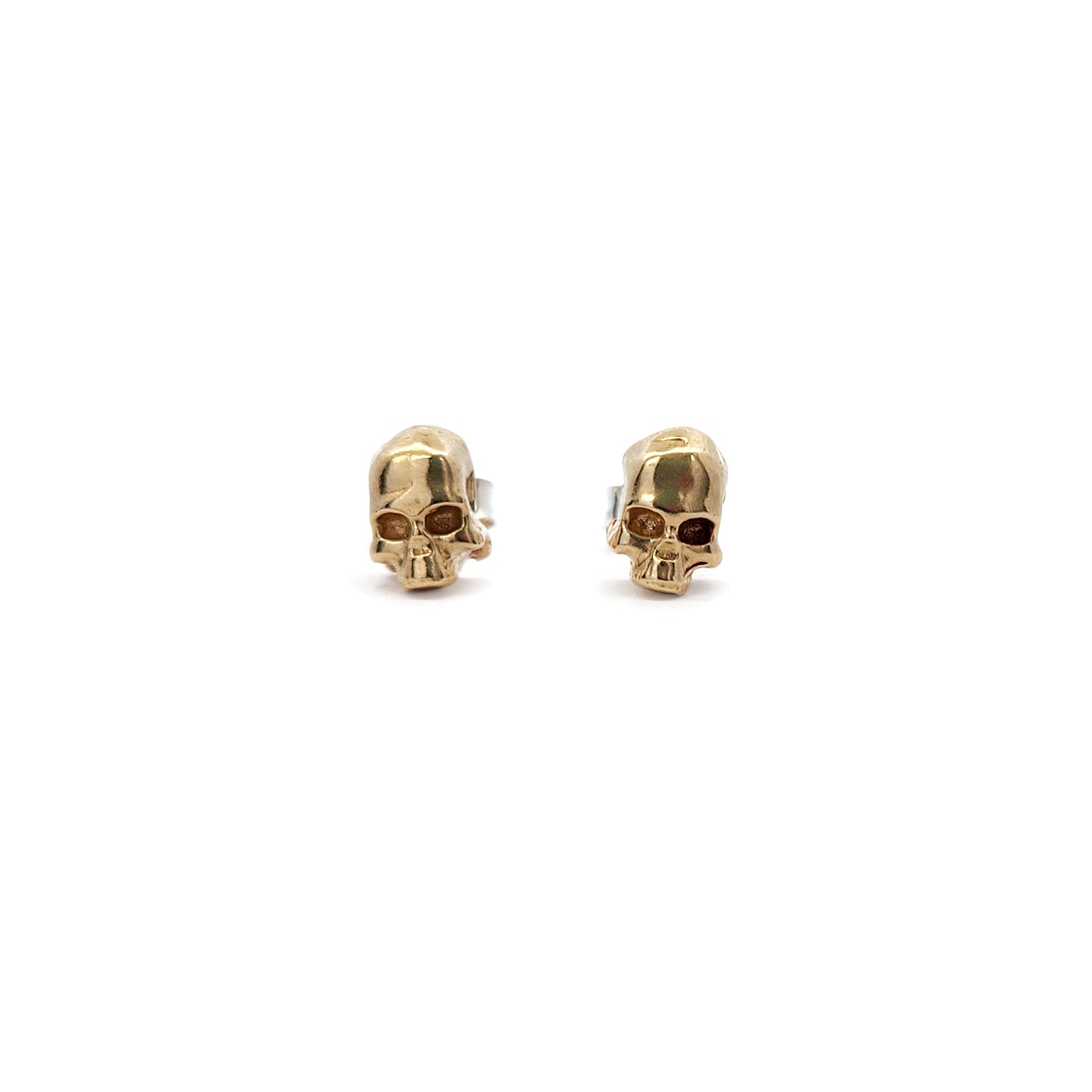 Carved Skull Studs