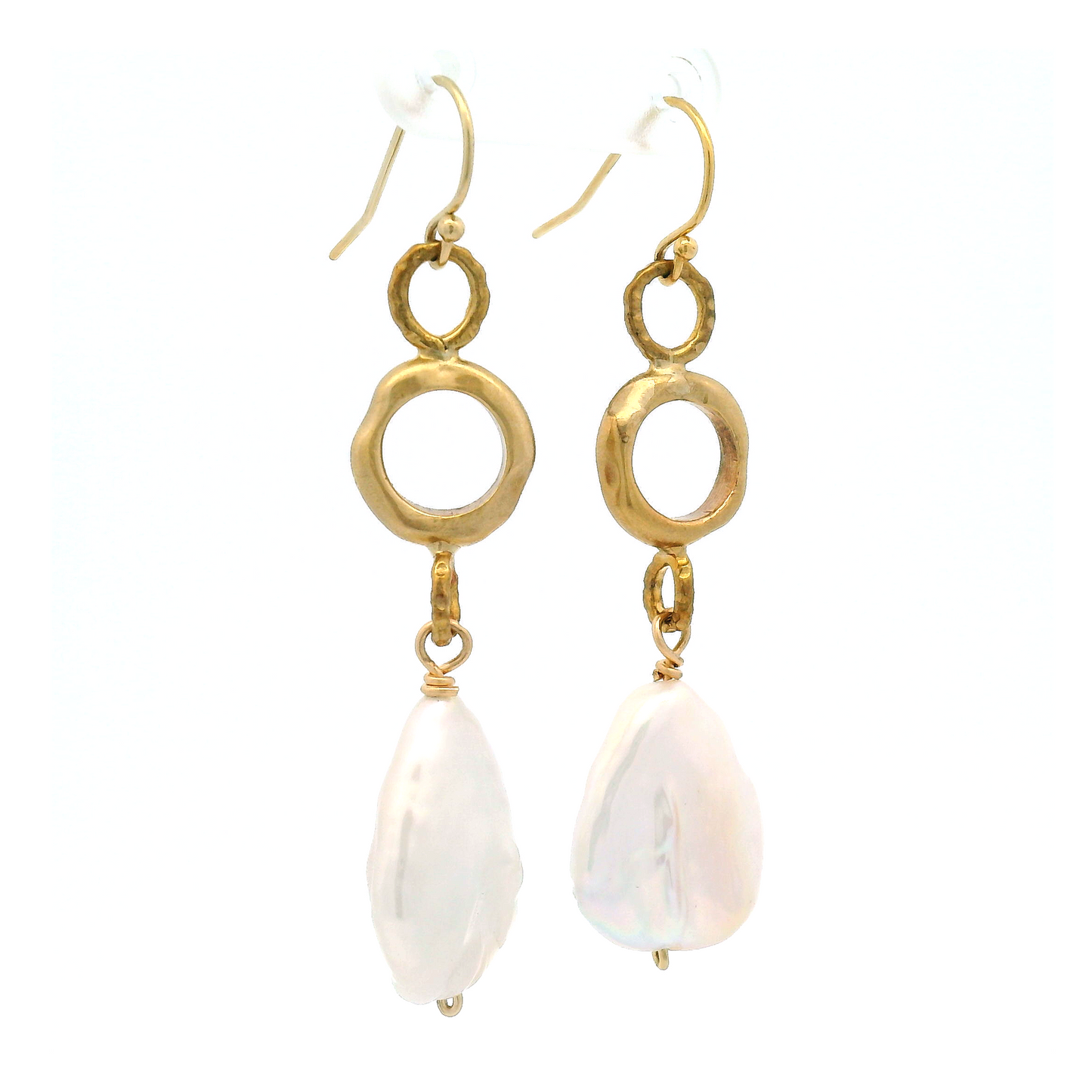Baroque Triple "O" Pearl Earrings