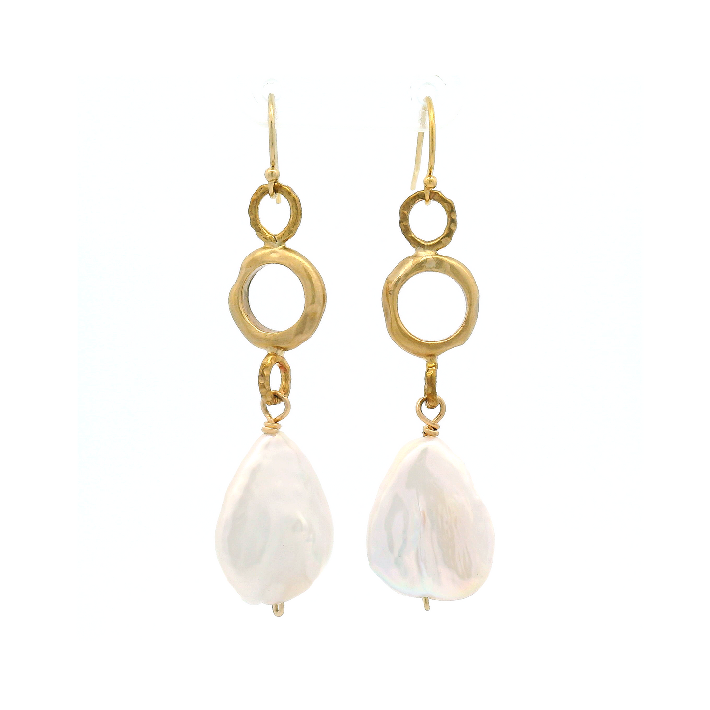 Baroque Triple "O" Pearl Earrings