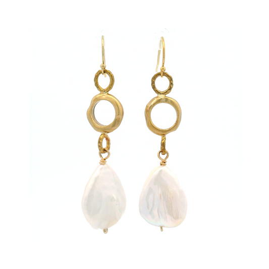 Baroque Triple "O" Pearl Earrings