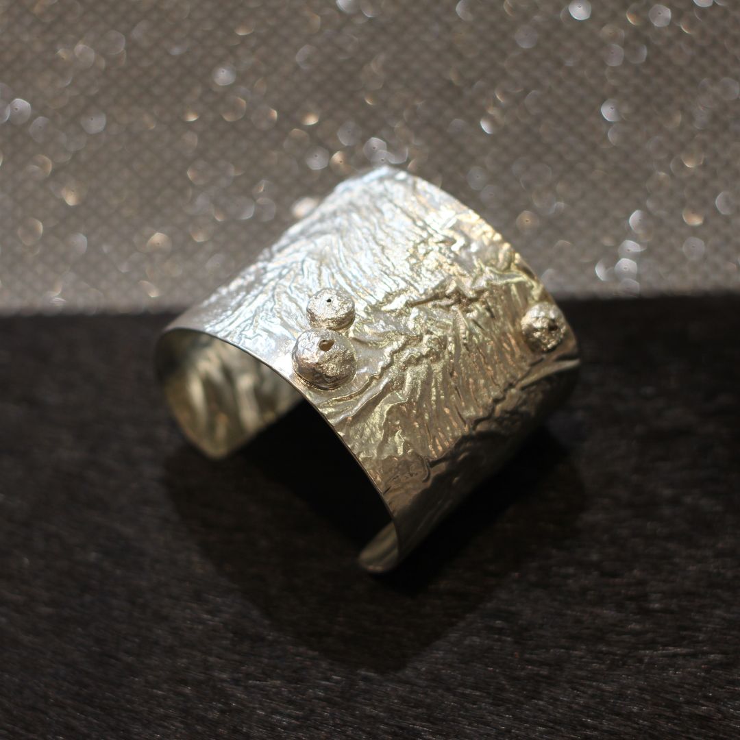 Wide Sterling Silver Cuff