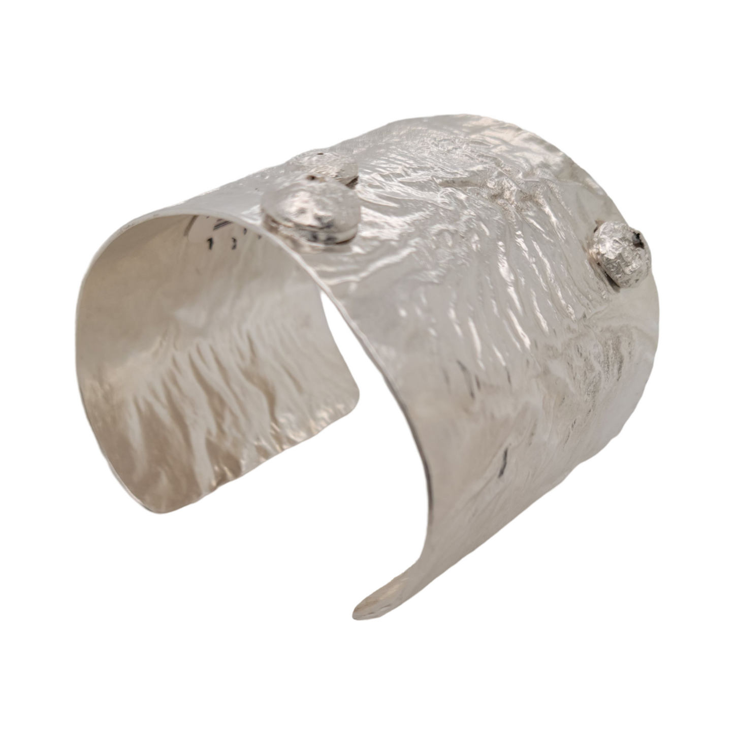 Wide Sterling Silver Cuff