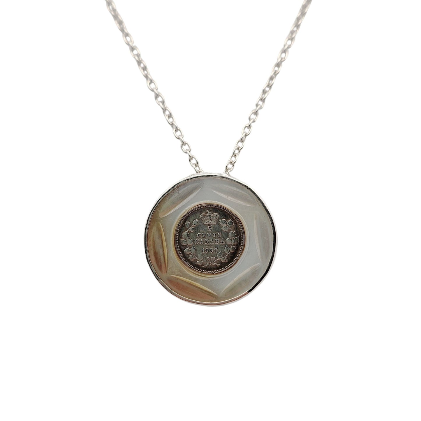Mother of Pearl Coin Pedant