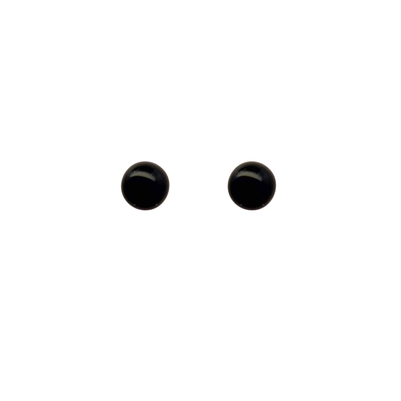 4mm Onyx Stud Earrings