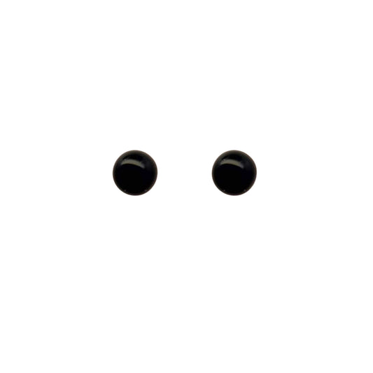 4mm Onyx Stud Earrings