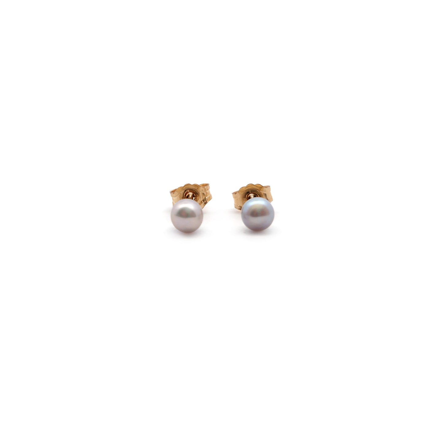3.5mm White Pearl Stud Earrings