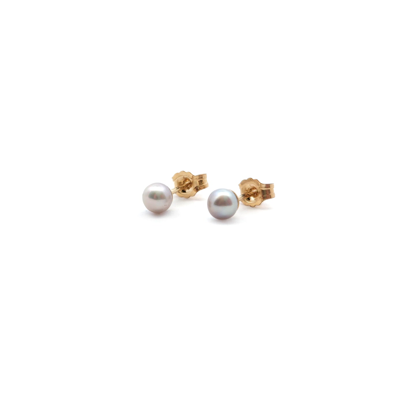 3.5mm White Pearl Stud Earrings