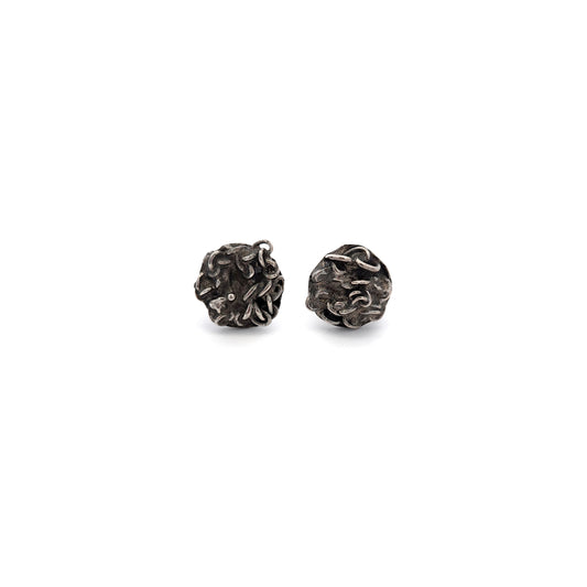 Sterling Silver Chain Cluster Earrings
