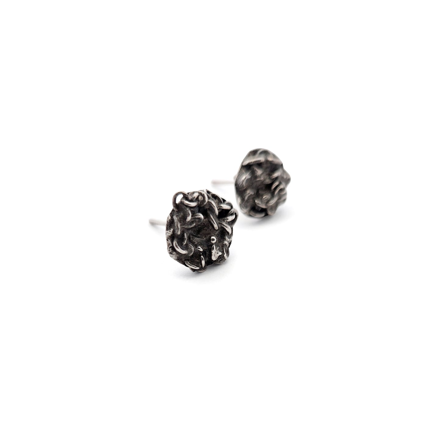 Sterling Silver Chain Cluster Earrings