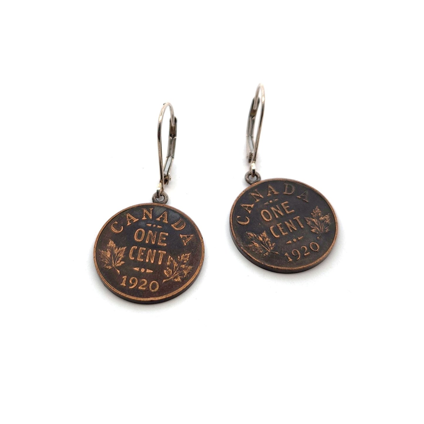 Canadian 1¢ Penny Drop Earrings