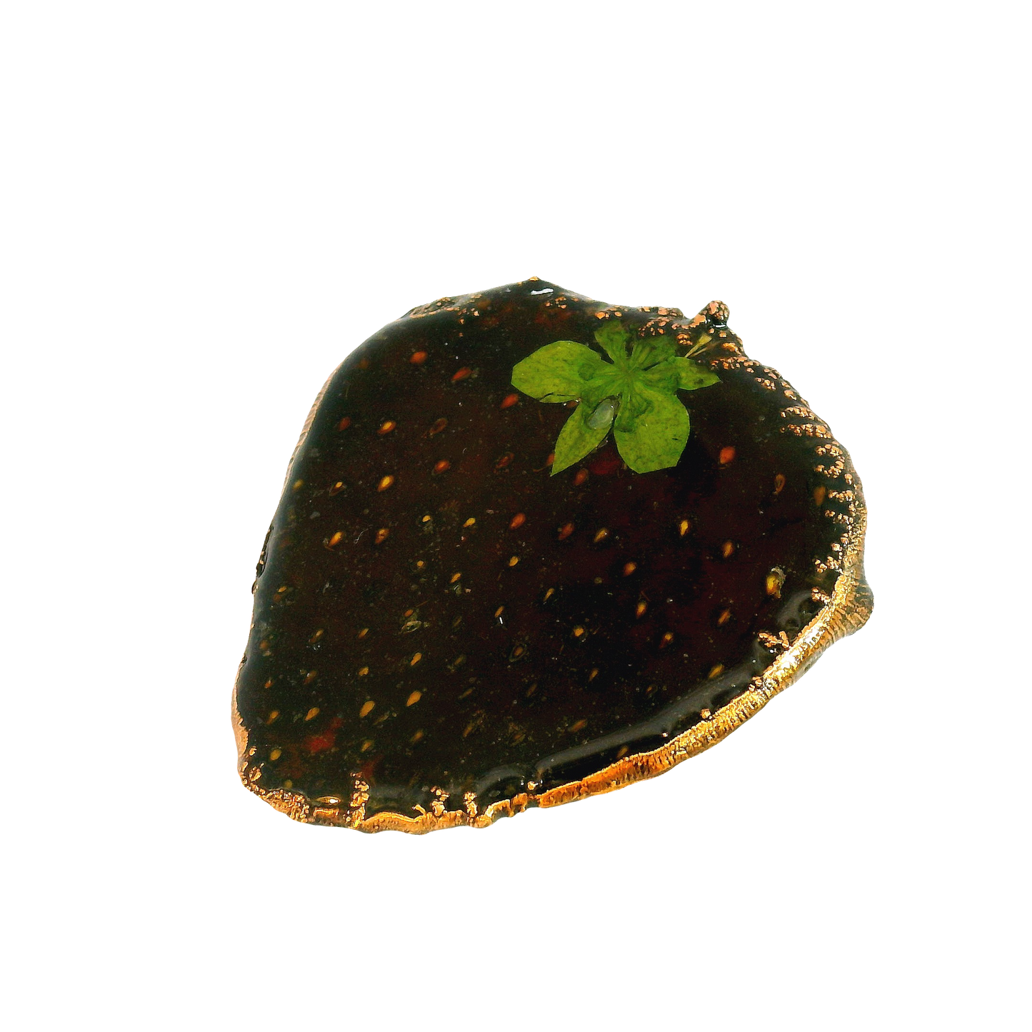 Electroplated Strawberry Pin