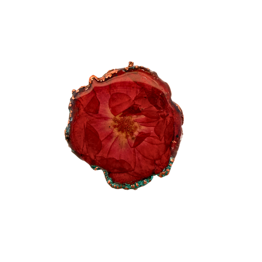Pink Carnation Flower Pin