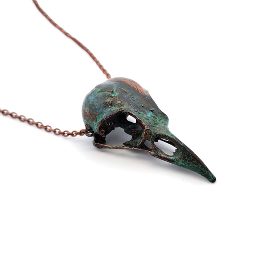 Magpie Skull Necklace