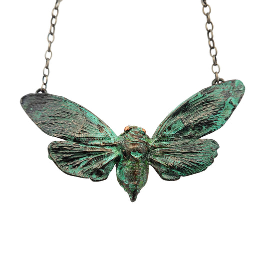 Coconut Cicada Necklace