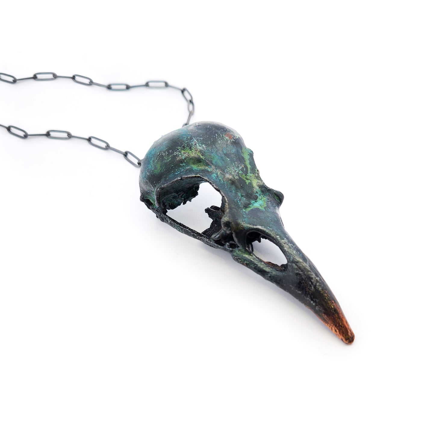Crow Skull Necklace