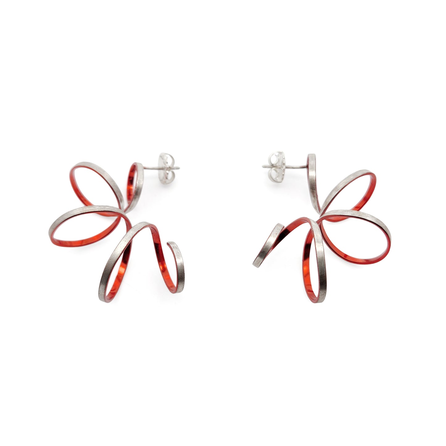 Medium Candy Spiral Earrings