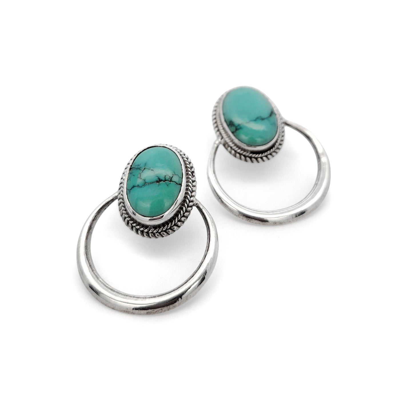 Tibetan Turquoise Earrings
