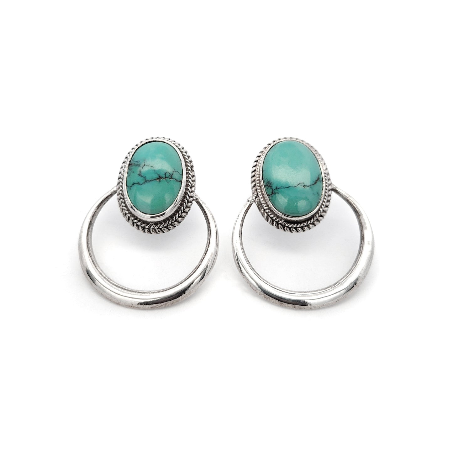 Tibetan Turquoise Earrings