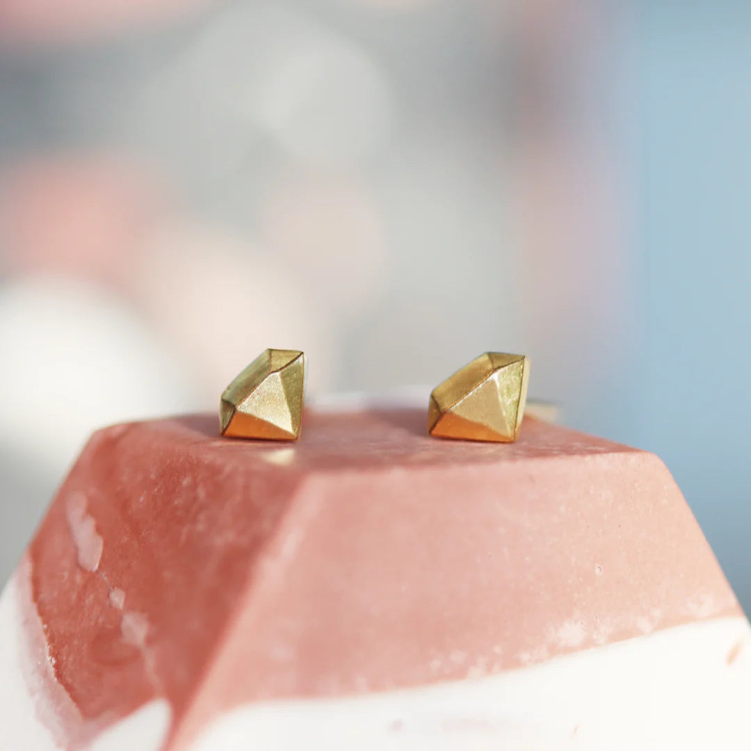 Mini Gem Shaped Studs