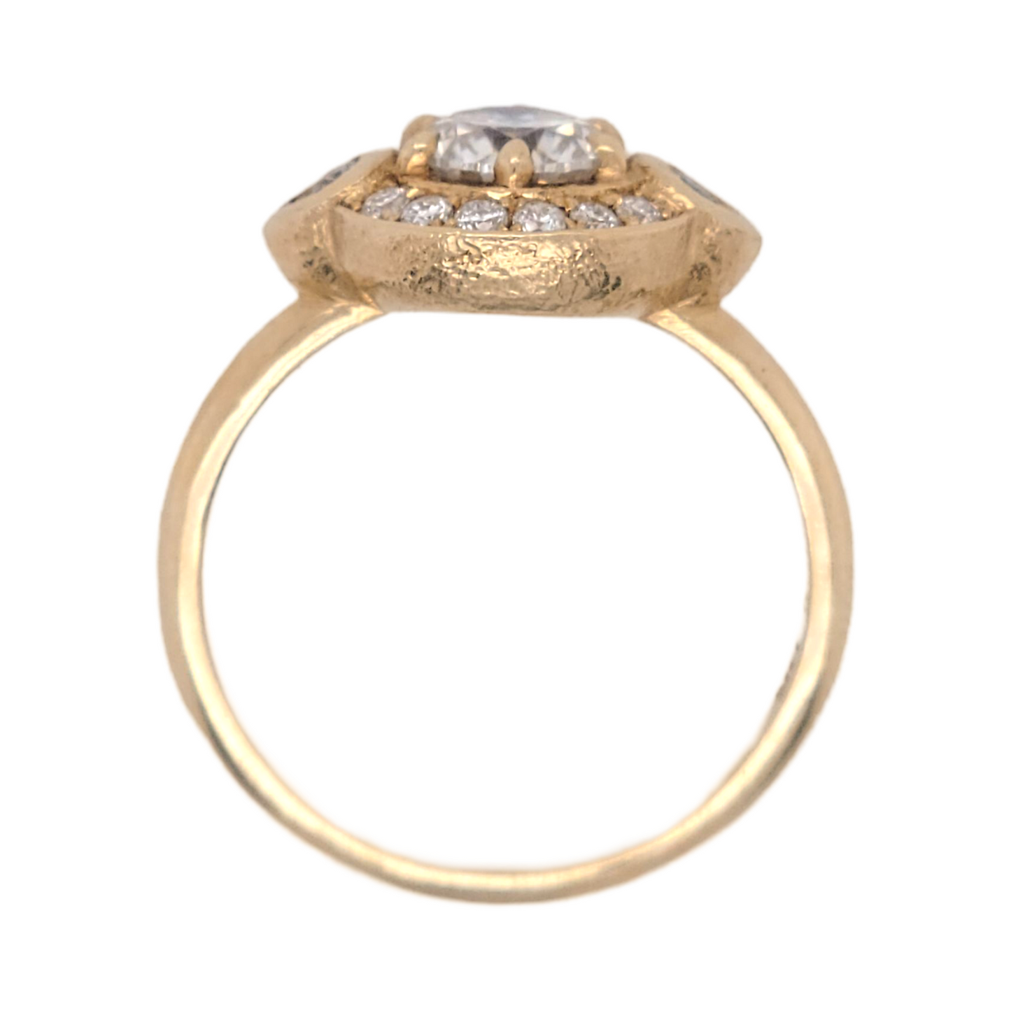 Marilyn - 14k Yellow Moissanite Multi-Stone Ring
