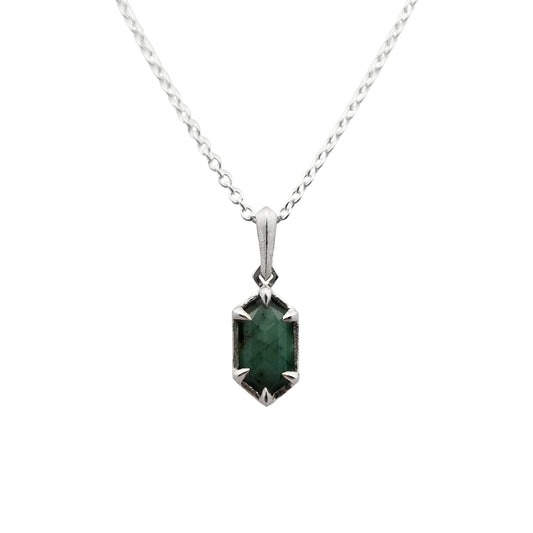 Rustic Emerald Pendant