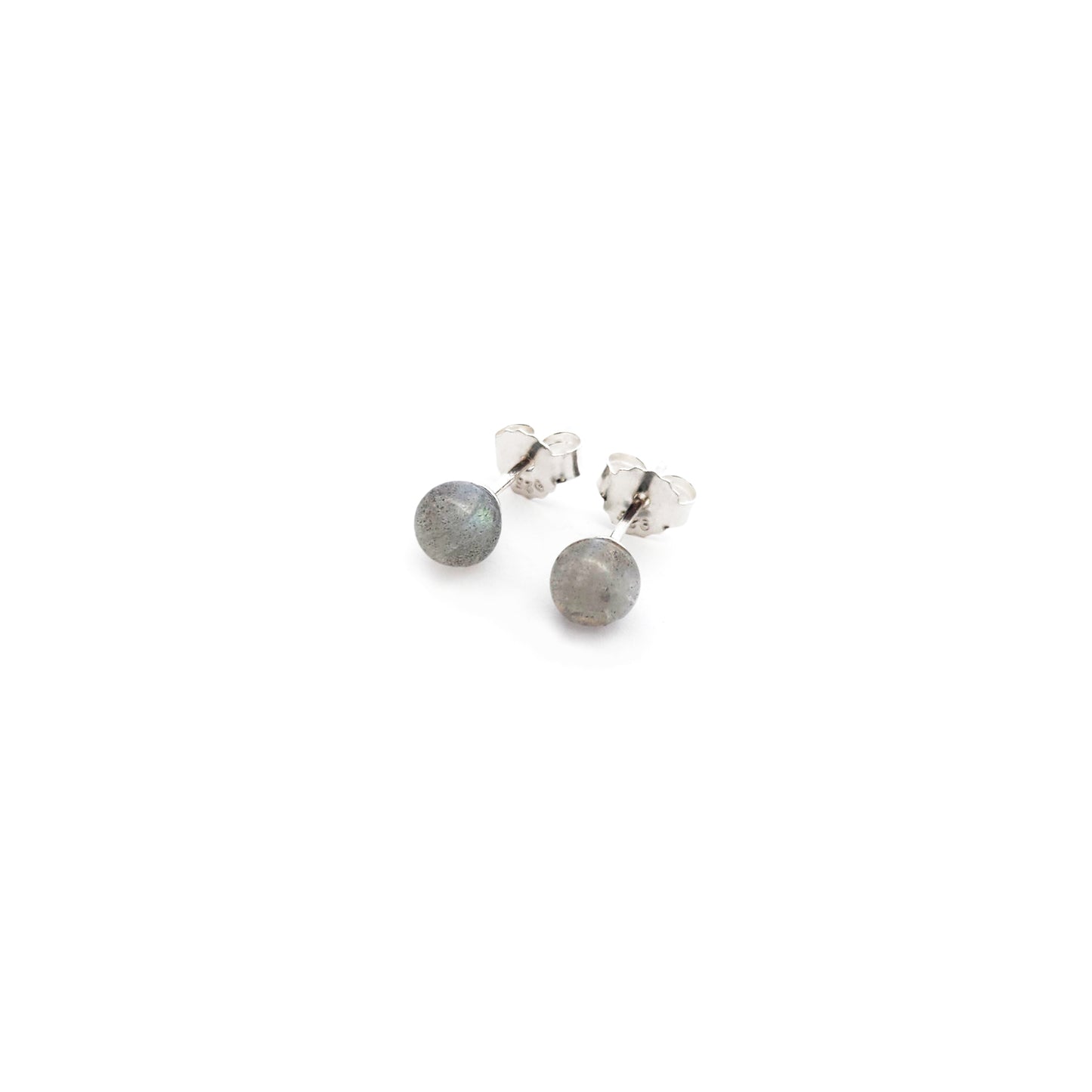 Labradorite Round 6mm Stud Earrings
