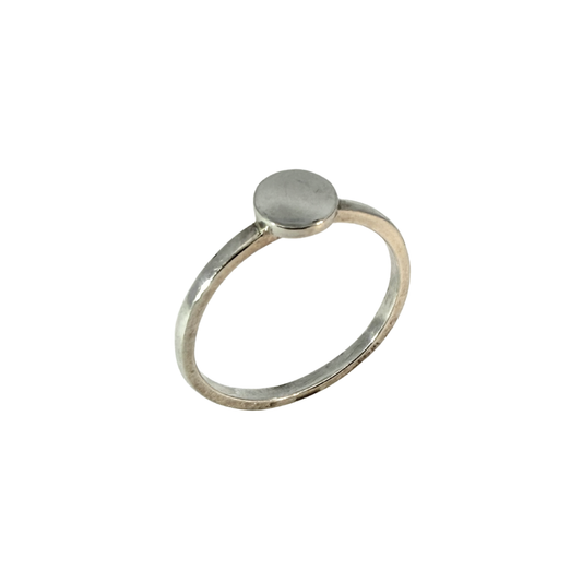 Small Silver Signet Ring