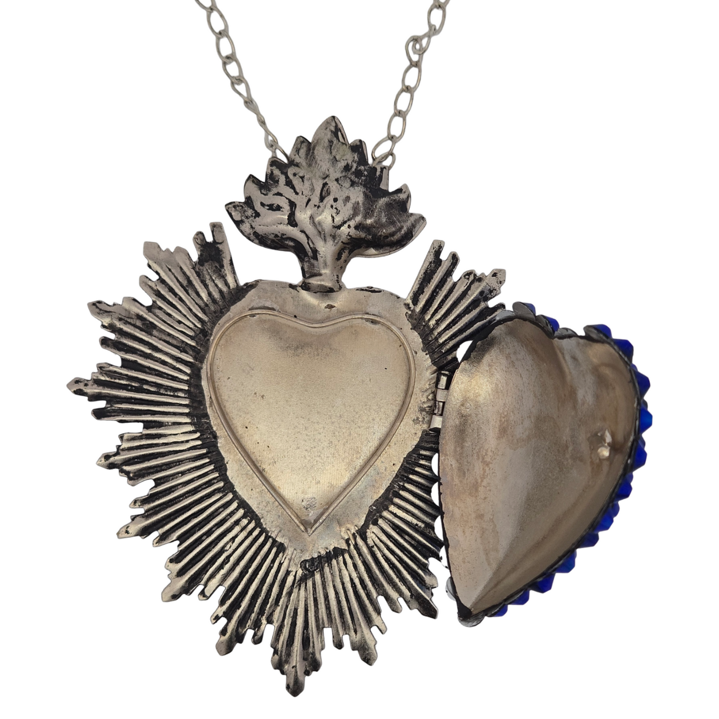 Crystal Heart Necklaces With Lockets