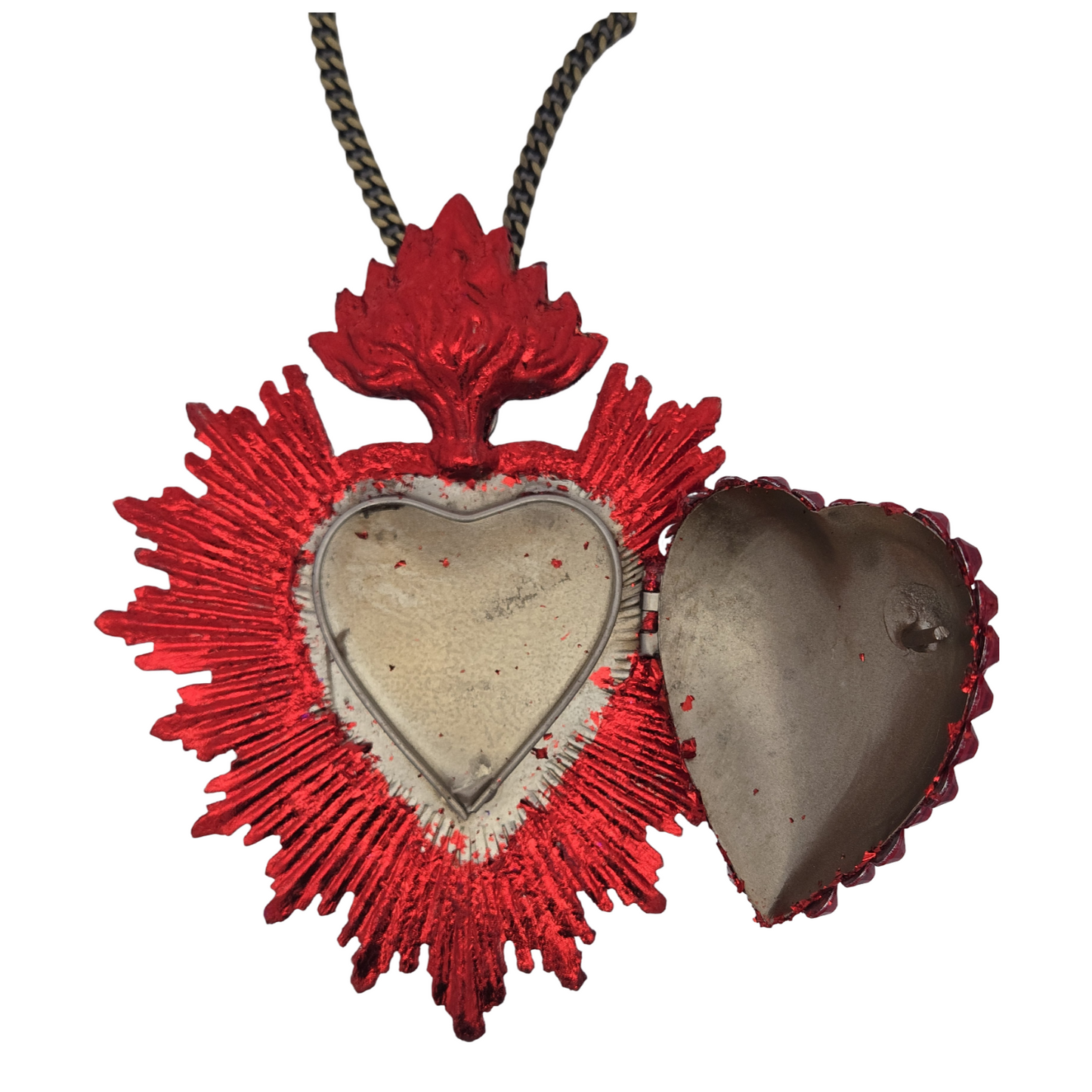 Crystal Heart Necklaces With Lockets