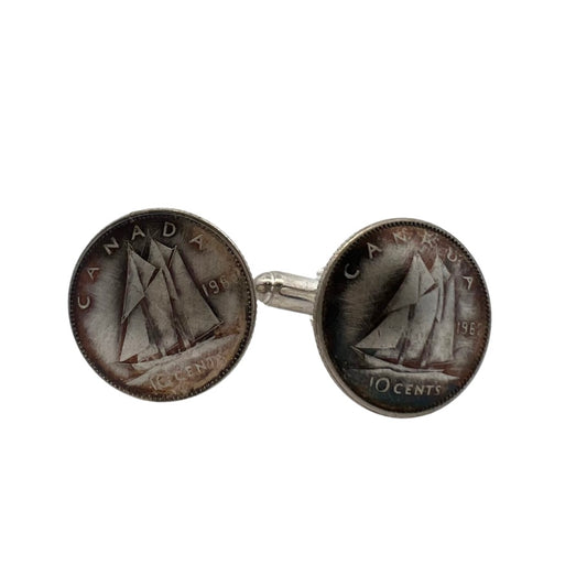 Canadian Dime Cufflinks