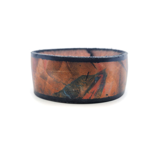 1" Wide Desert Leather Bracelet