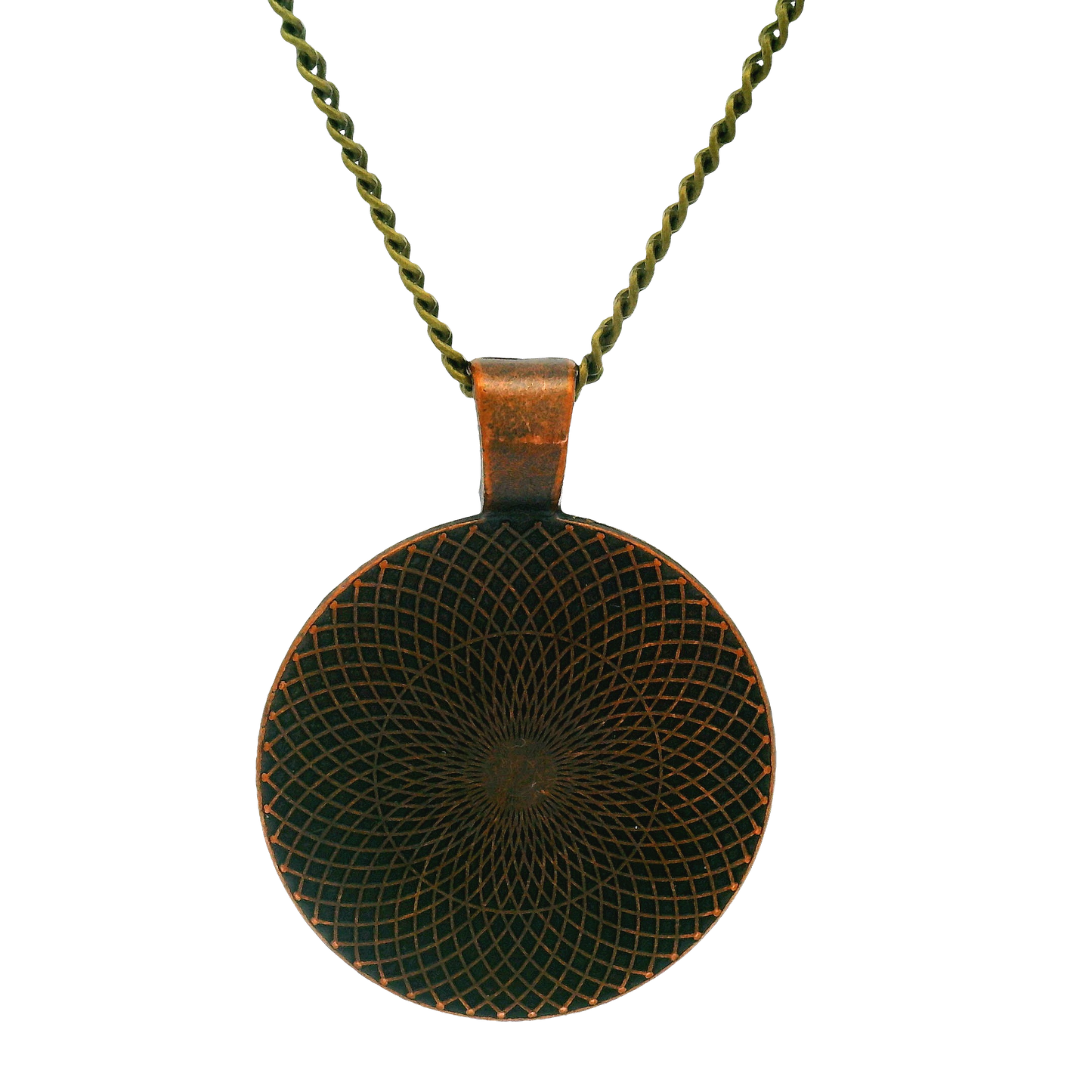 Hand Embroidered Floral Medley Pendant