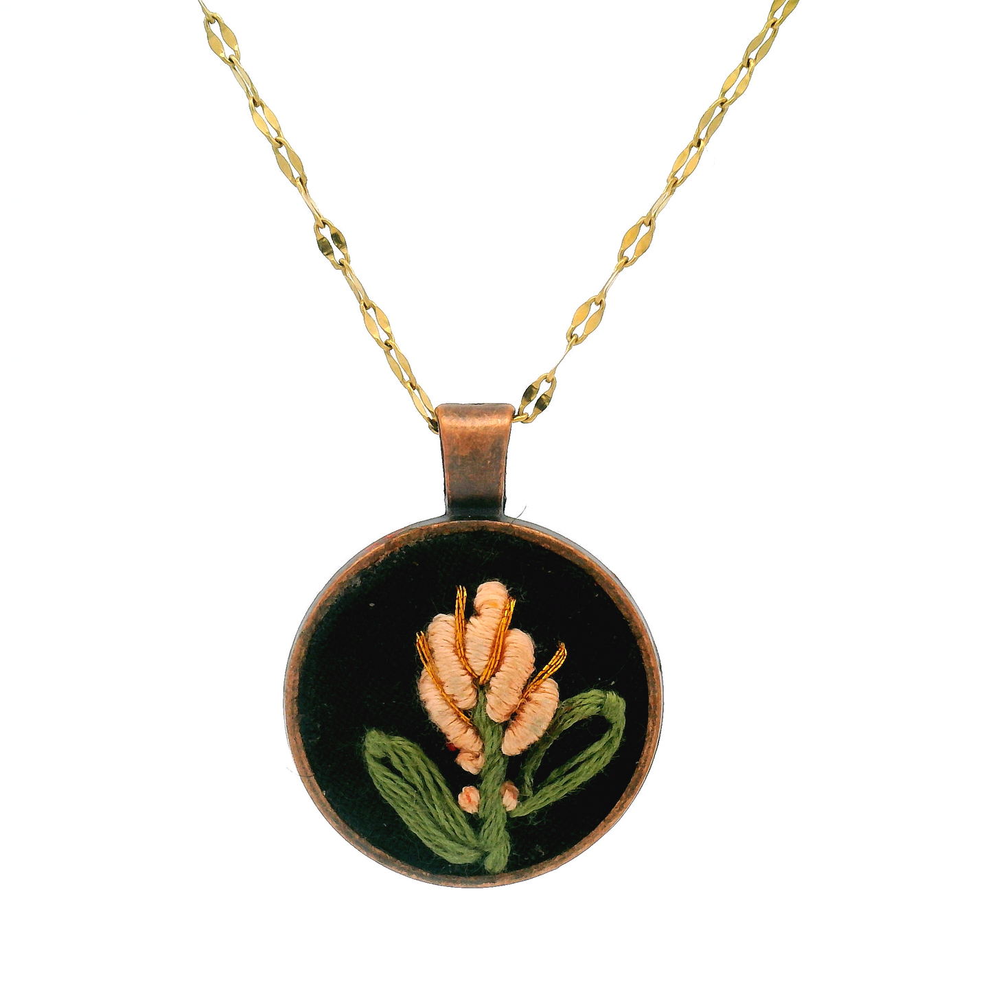 Pink Lilac Flower Pendant