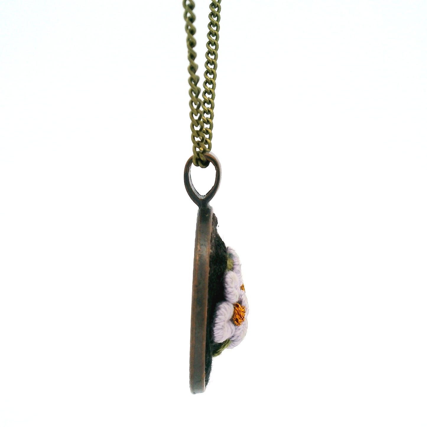 Purple Wildflower Pendant