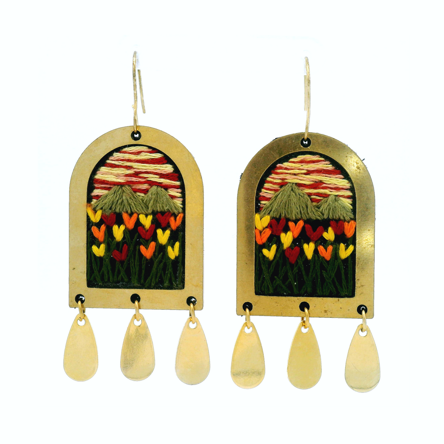 Tulip Meadow Mountain Earrings